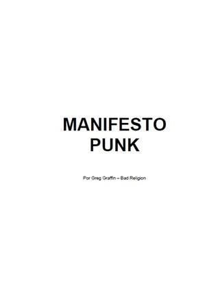 Manifesto Punk