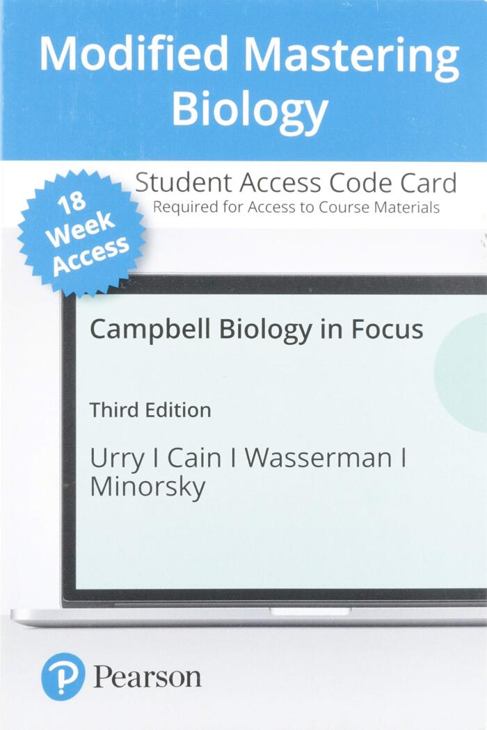 Campbell Biology in Focus (Modified Mastering Biology with Pearson eText Access Code)