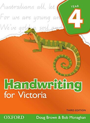 Handwriting for Victoria - Year 4