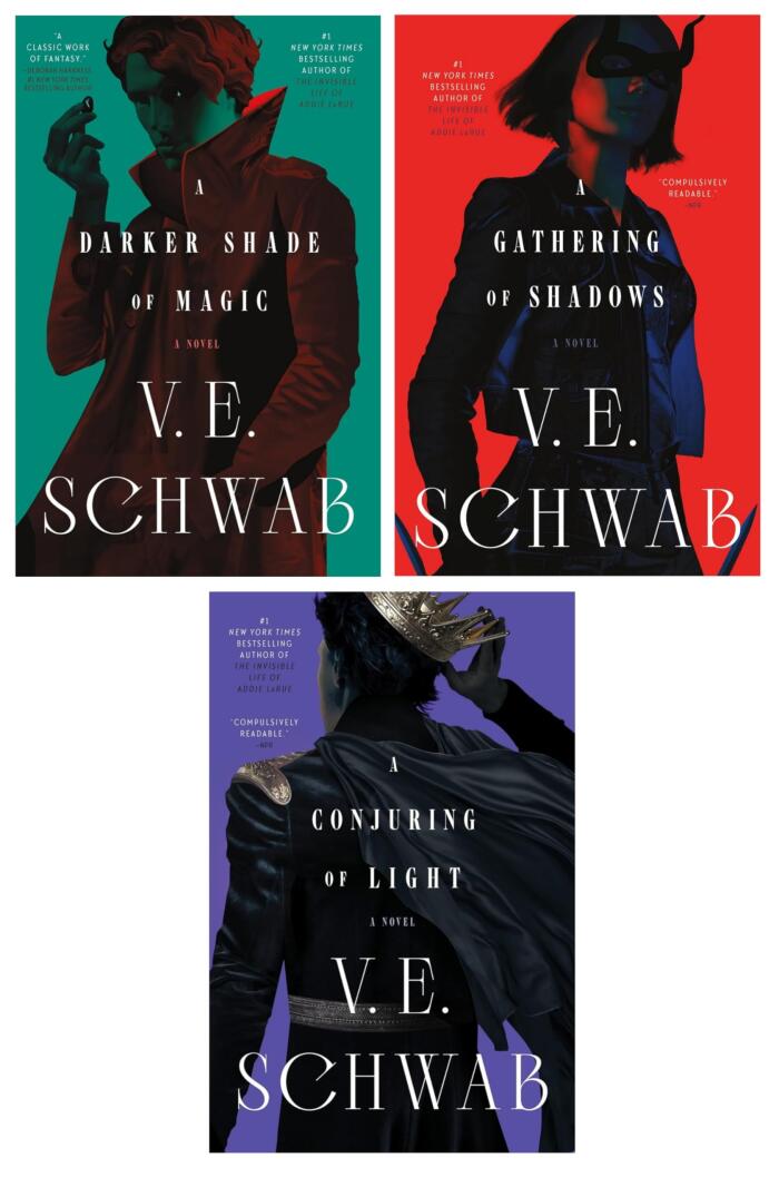 Shades of Magic Series 3 Books Set – A Darker Shade of Magic A Gathering of Shadows, and A Conjuring of Light
