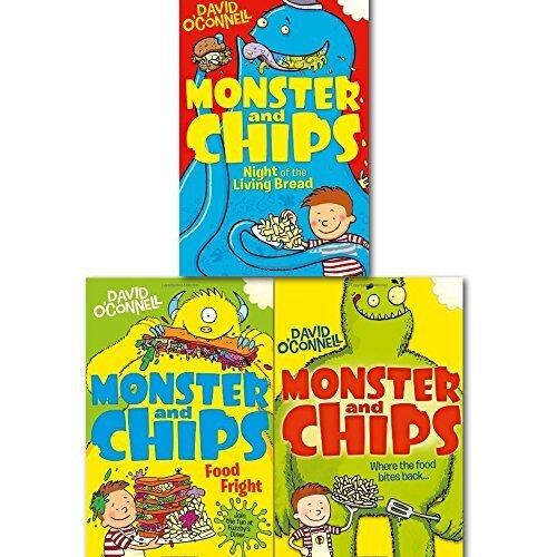 Monster and Chips Collection 3 Books Set By David O'Connell.