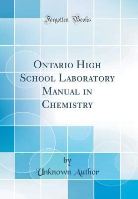 Ontario High School Laboratory Manual in Chemistry