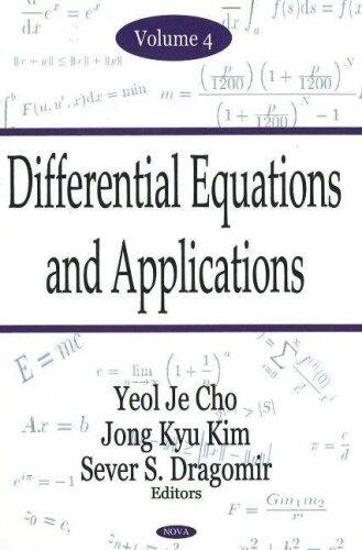 Differential Equations and Applications (Vol. 4)