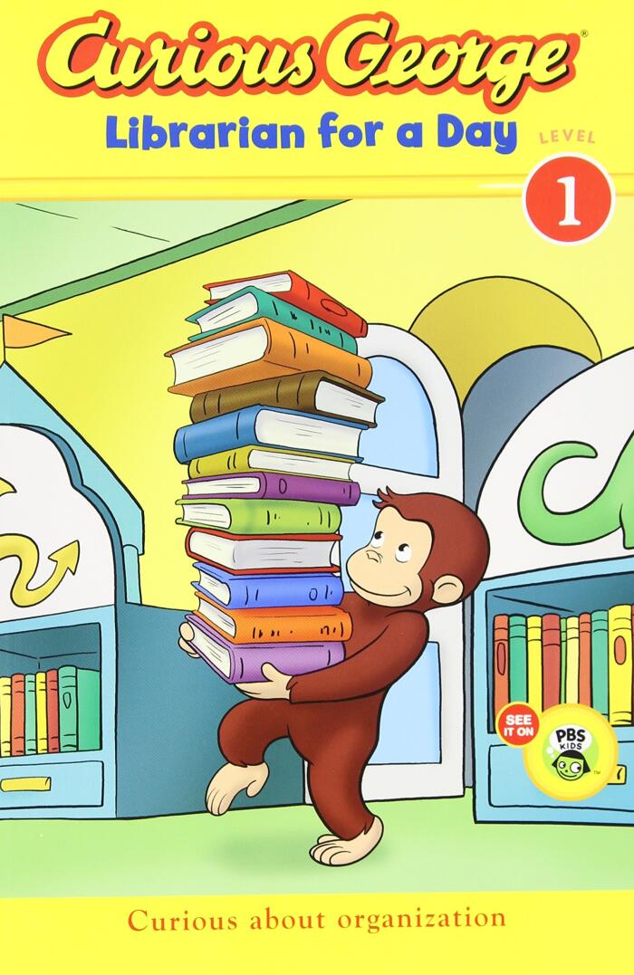Curious George Librarian for a Day (Curious George: Level 1)