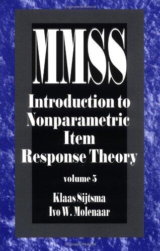 Introduction to Nonparametric Item Response Theory (Measurement Methods for the Social Science)