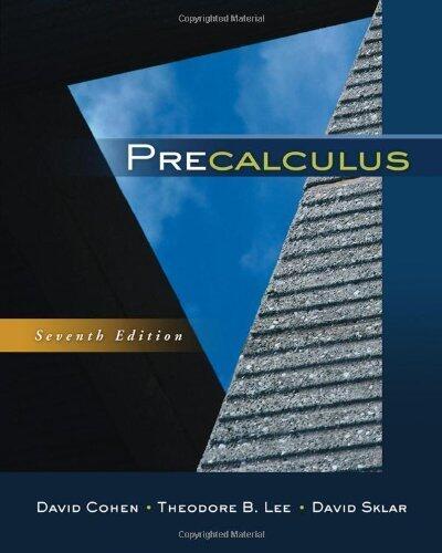 Precalculus 7th edition