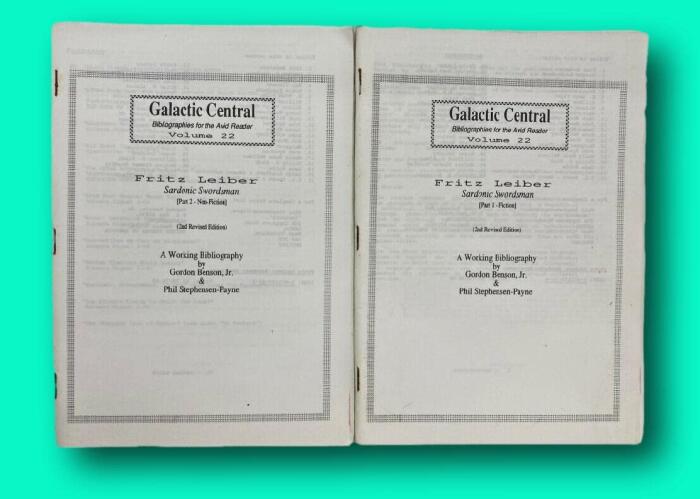 Rare Gordon Benson: Galactic Central Bibliographies for the Avid Reader (Volume 22)