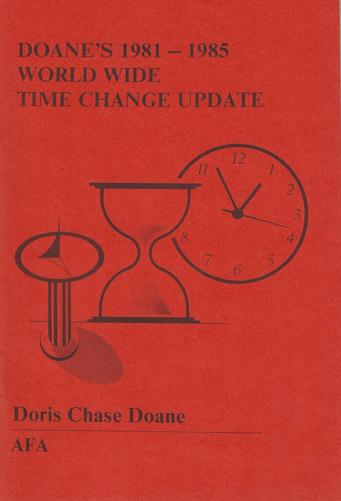 Doanes' 1981-1985 World Wide Time Change Update