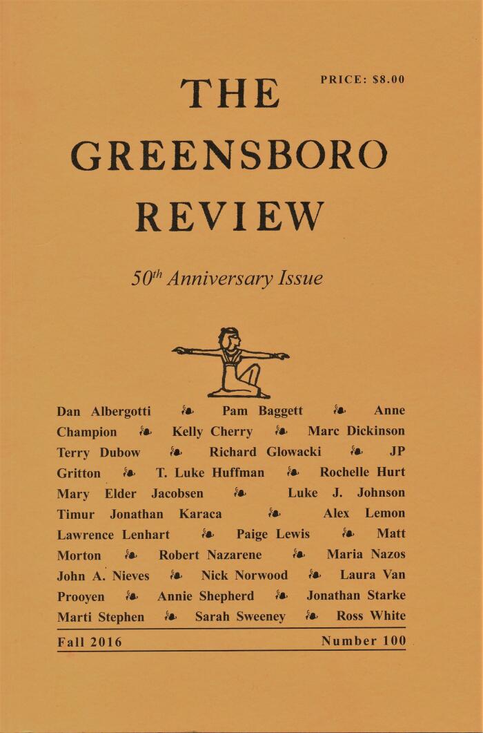 The Greensboro Review 50th Anniversary Issue