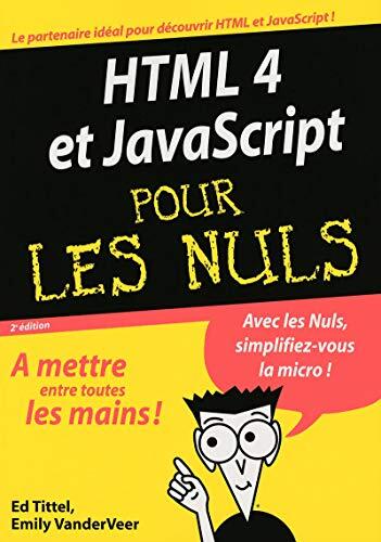 Javascript & HTML 2e Megapoche Pour les Nuls
