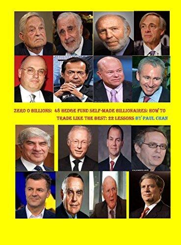 Zero to Billions: Anyone Can: 48 Hedge Fund Self-made Billionaires: How to Trade like the Best: 22 Lessons