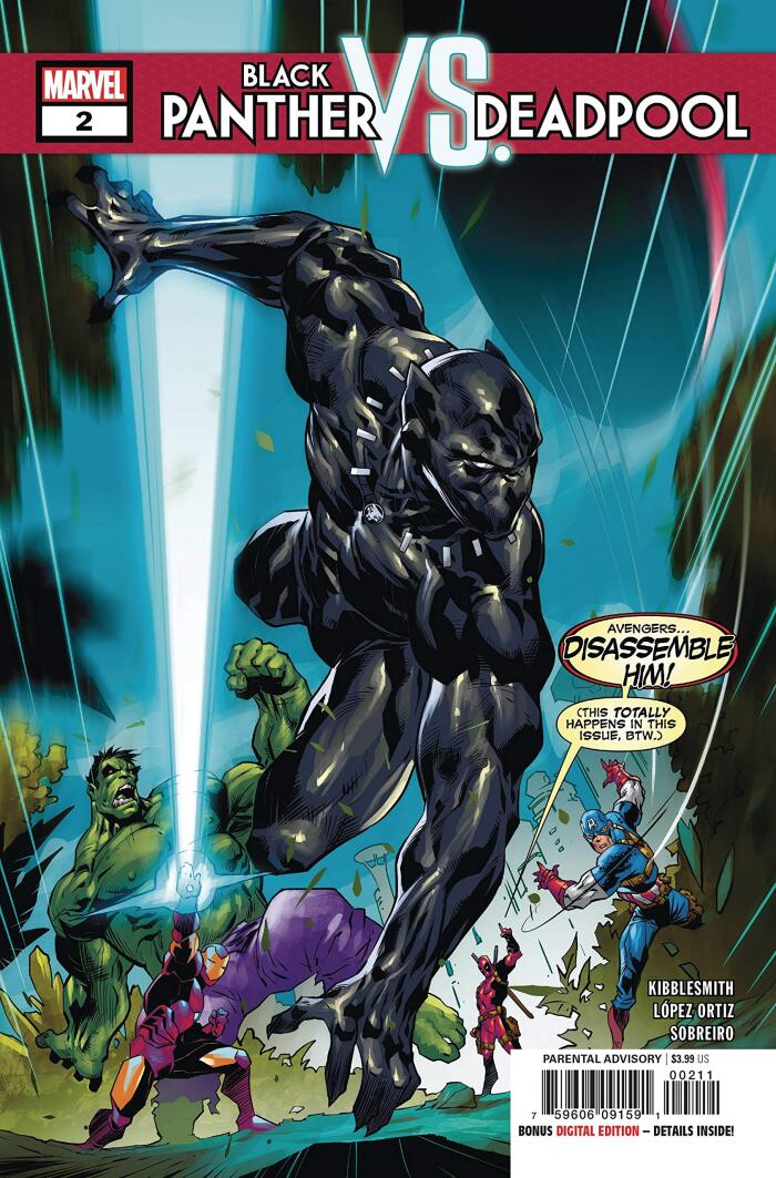 Black Panther vs Deadpool #2 Main Cover