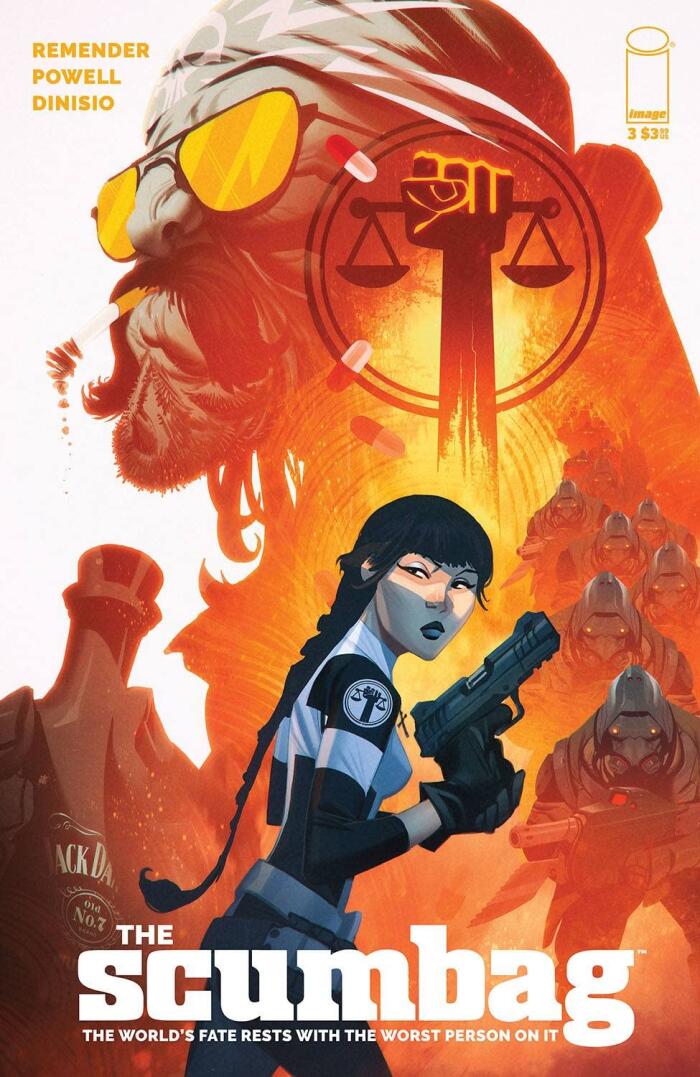The Scumbag #3 Cover by Dave Guertin