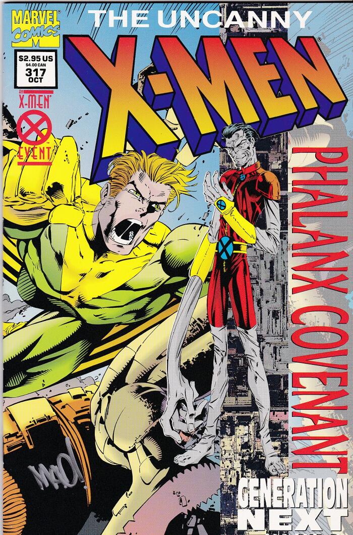 Uncanny X-Men #317 Signed by Joe Madureira VF/NM