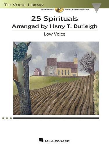 25 Spirituals: Companion Recordings of Piano Accompaniments (Low Voice, Book/Audio Online)