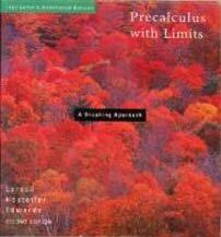 Interactive Precalculus with Limits: A Graphing Approach (Teacher's Edition)