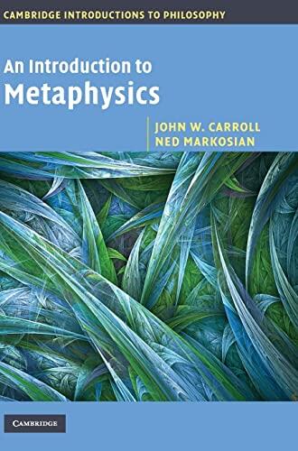 An Introduction to Metaphysics