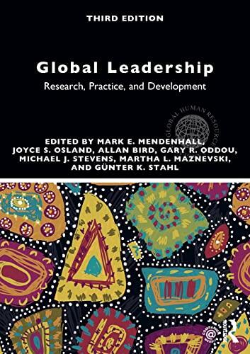Global Leadership: Research, Practice, and Development