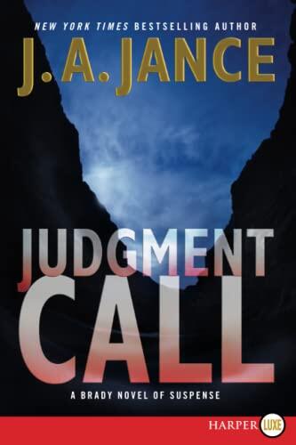 Judgment Call Large Print : A Brady Novel of Suspense