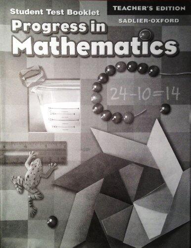 Progress in Mathematics: Teacher's Edition of Student Test Booklet (Grade 2): Answer Key for Test Booklet