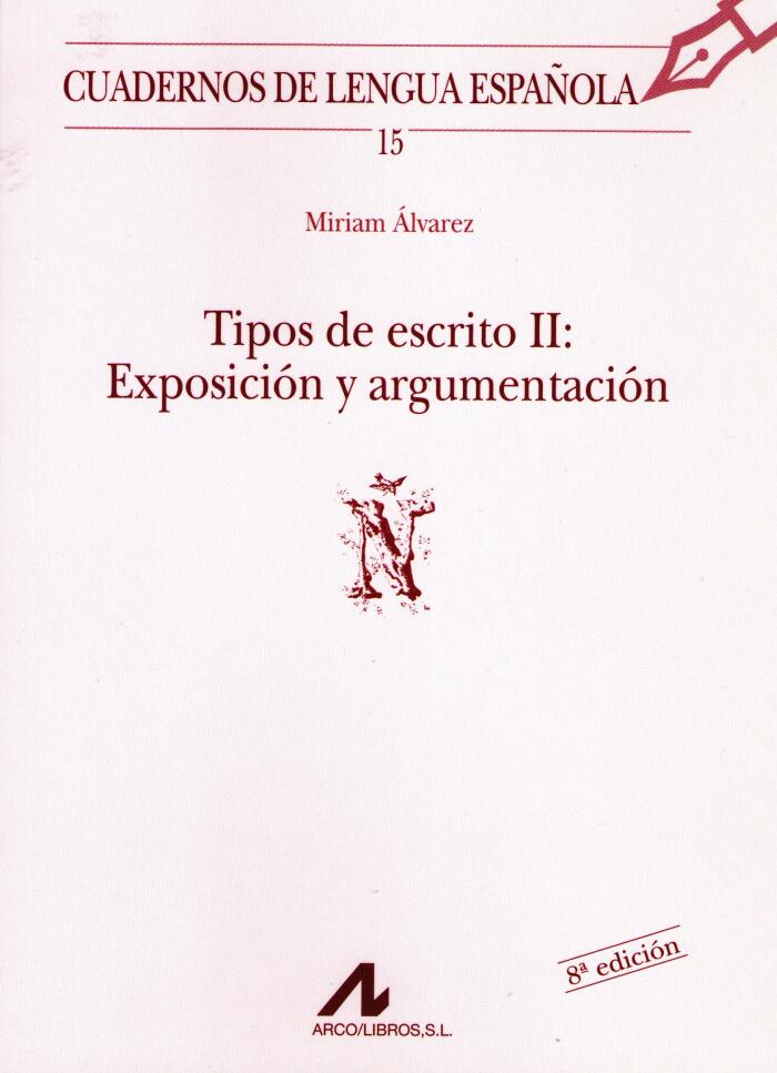 Tipos de escrito II: Exposición y argumentación