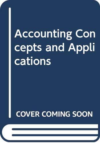 Study Guide, Chs. 13-26, Accounting: Concepts and Applications