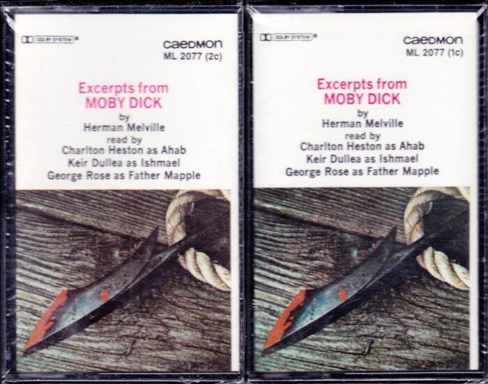 Excerpts from MOBY DICK (2 Audio Cassette Set) starring Charlton Heston