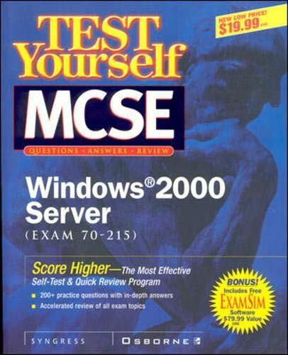 Test Yourself MCSE Windows 2000 Server