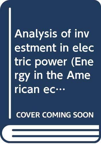 Analysis of investment in electric power
