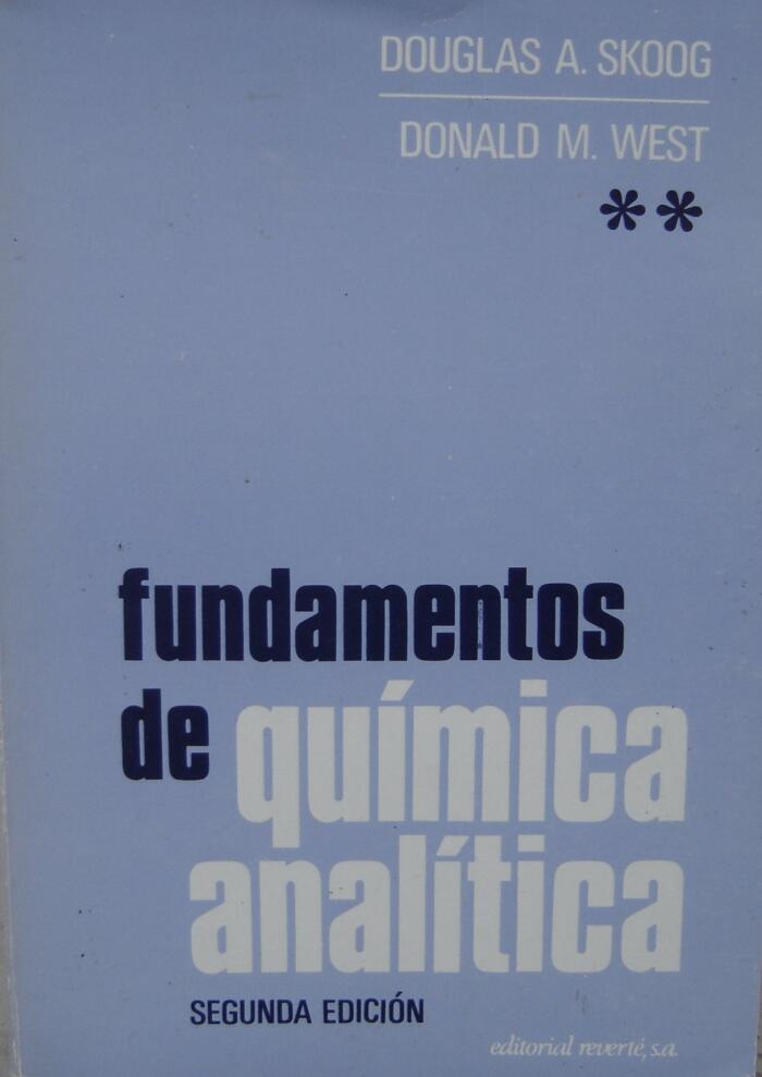 Fundamentos De Quimica Analitica Vol Ii (Spanish Edition) Fundamentals of Analytical Chemistry