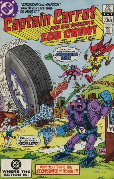 Captain Carrot and His Amazing Zoo Crew - The Dread Tread of the Screeching Tire [#16]