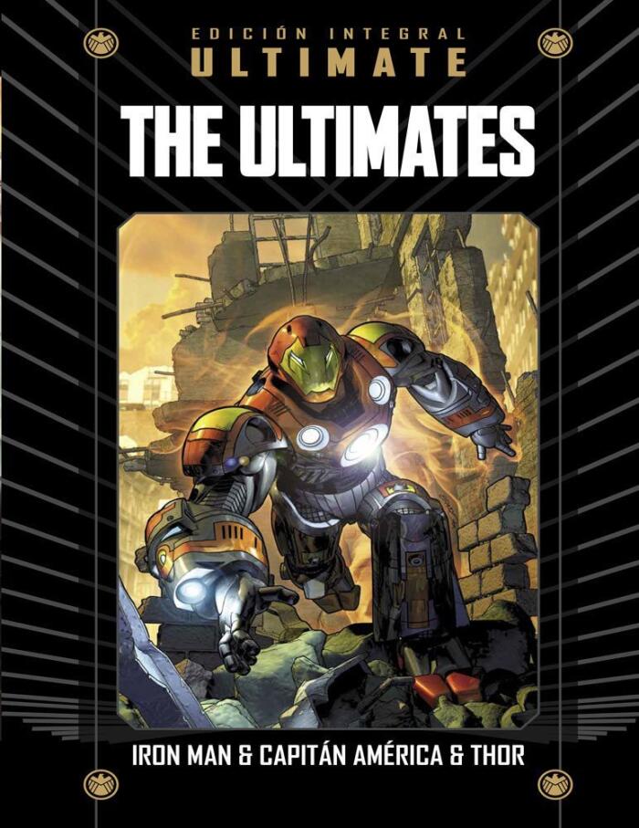 ULTIMATE 43. ULTIMATE IRON MAN + CAPITÁN AMÉRICA + THOR