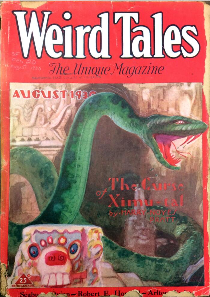 Weird Tales August 1930