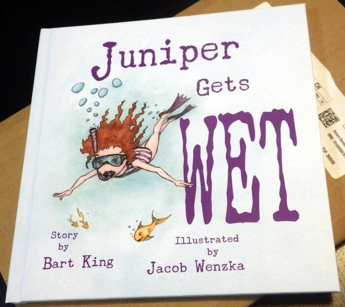 Juniper Gets Wet