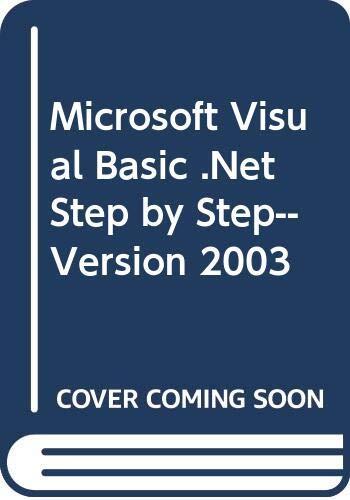 Microsoft Visual Basic .NET Step by Step