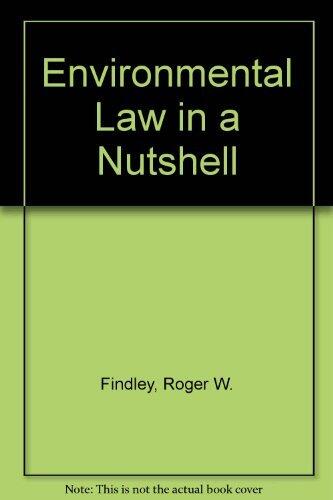 Environmental Law in a Nutshell