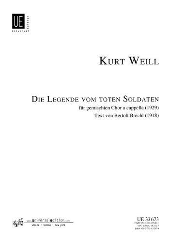 Die Legende Vom Toten Soldaten Satb