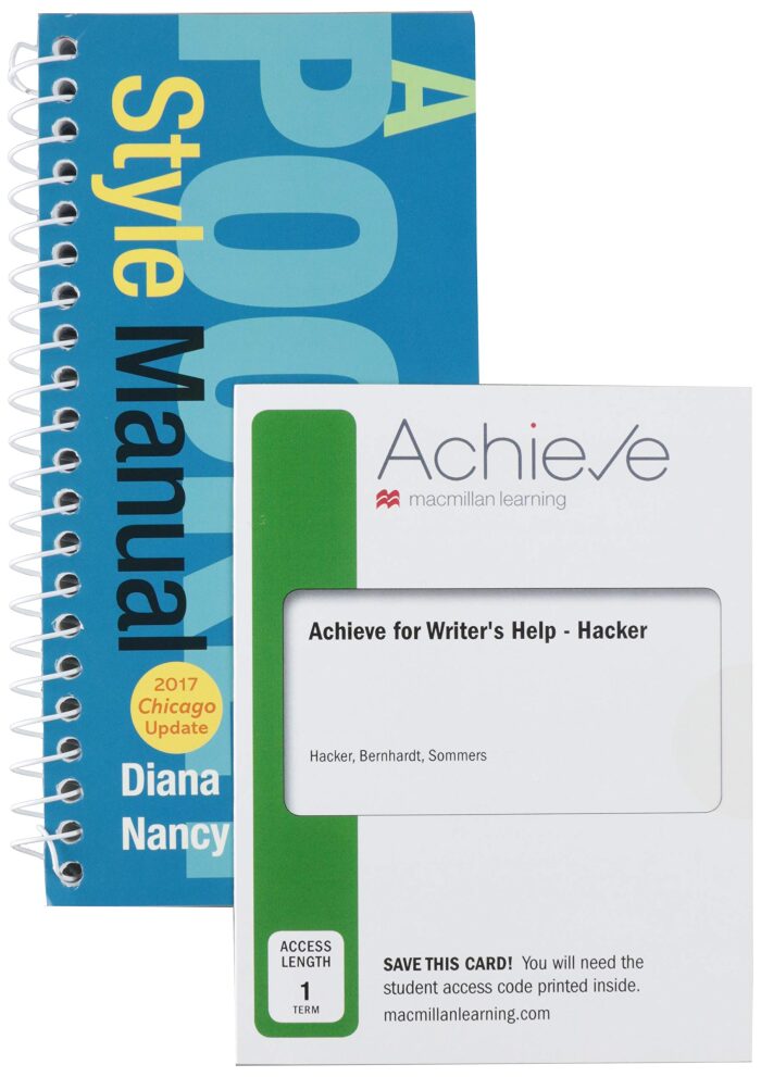 A Pocket Style Manual & Achieve Writer's Help for Hacker