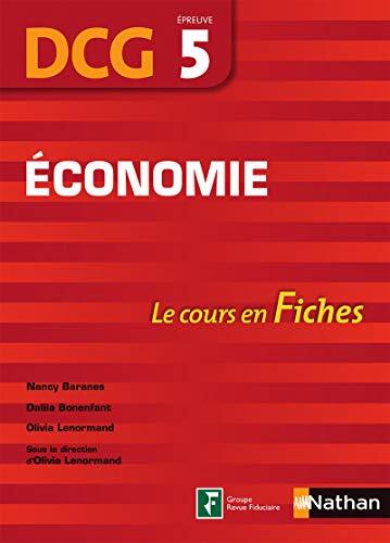 Economie Epreuve 5 DCG - Le cours en fiches - 2016