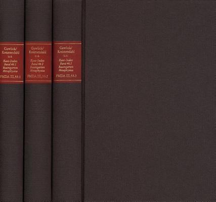 Forschungen Und Materialien Zur Deutschen Aufklarung / Abteilung III: Indices. Kant-Index. Indices Zu Wolff Und Seiner Schule. Fortsetzung. Band ... III: In)