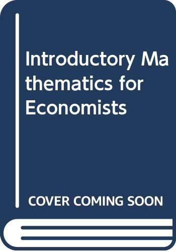 Introductory mathematics for economists