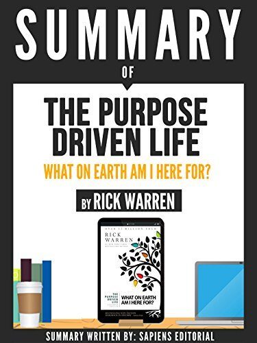 The Purpose Driven Life: What on Earth Am I Here For?