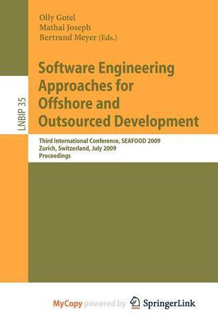 Software Engineering Approaches for Offshore and Outsourced Development