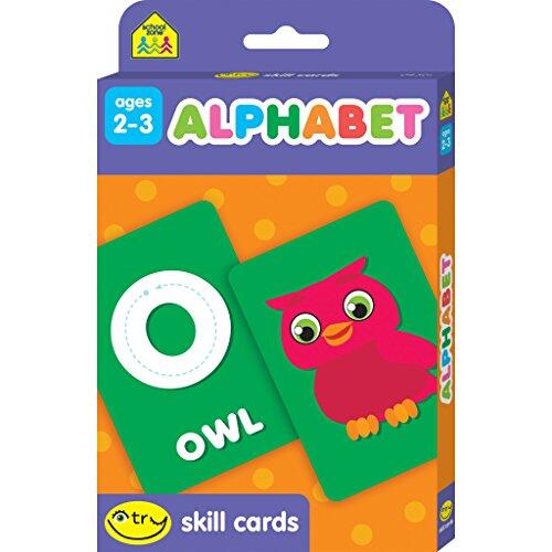 School Zone (Alphabet I Try Skill Flash Cards) (Ages 2 to 3, Toddler, Preschool)