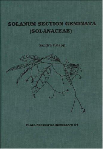 Solanum Section Geminata (Solanaceae)