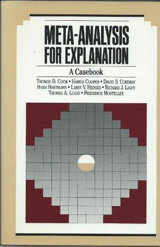 Meta-Analysis for Explanation: A Casebook