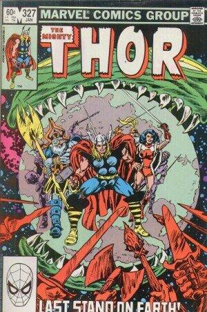 Thor #327 "Tye, Loki, Wolflings, Storm Giants & Jormungand (Midgard Serpent) Appearance"