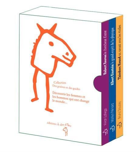 Explorateurs de l'univers : Pack 3 volumes : Théodore Monod ; Hubert Reeves ; Albert Einstein