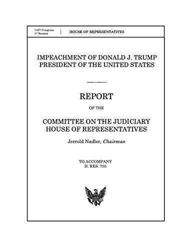 Judiciary Committee Report on the Impeachment of Donald Trump