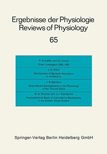 Reviews of Physiology, Volume 65